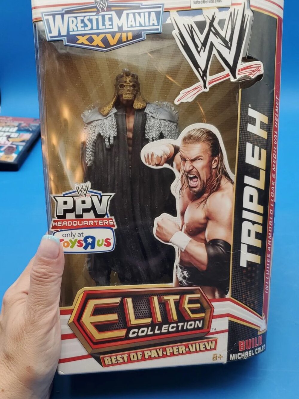 Triple H Wrestlemania 27 Elite Mattel FIgure